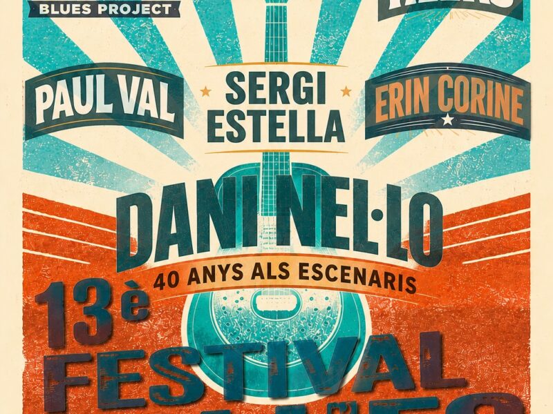 DIUMENGE – Festival Blues Rubí  (14/06/26 – 20:30h) a l’AMFITEATRE DEL CASTELL